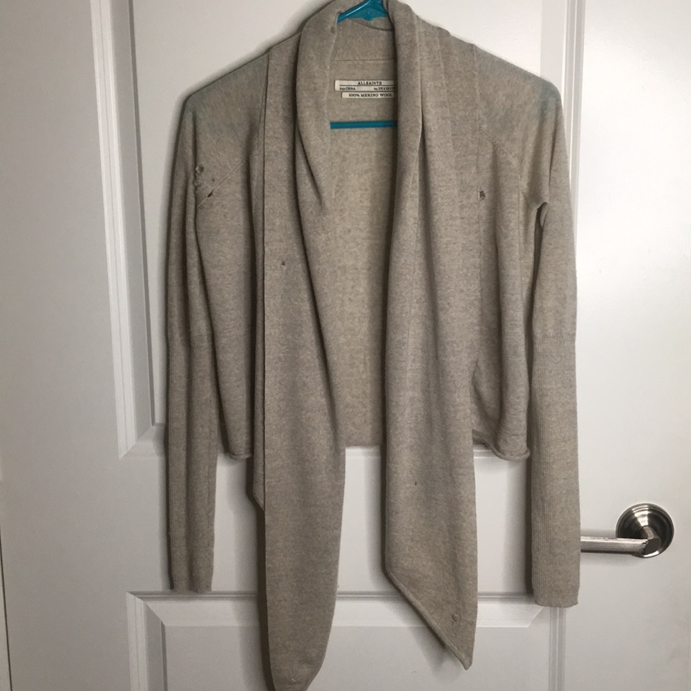 All Saints Drapey Cardigan